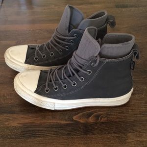 Waterproof Converse all stars. Women’s 8, men’s 6.